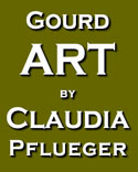 Gourd Art By Claudia Pflueger Logo